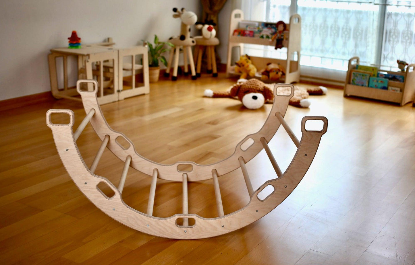 2-in-1 Climbing Arch & Rocker with Pillow