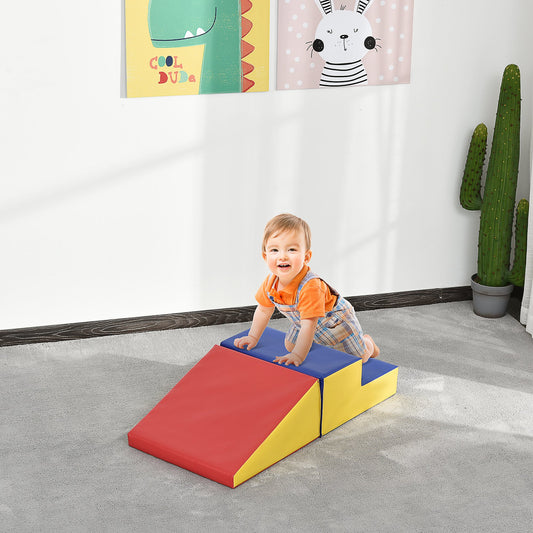 Soozier 2 Piece Climb and Crawl Activity Play Set Soft Secure Foam