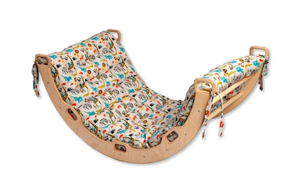 2-in-1 Climbing Arch & Rocker with Pillow