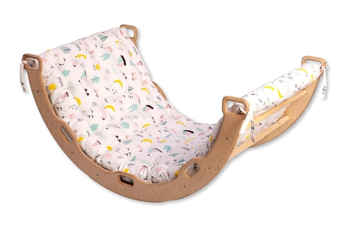 2-in-1 Climbing Arch & Rocker with Pillow