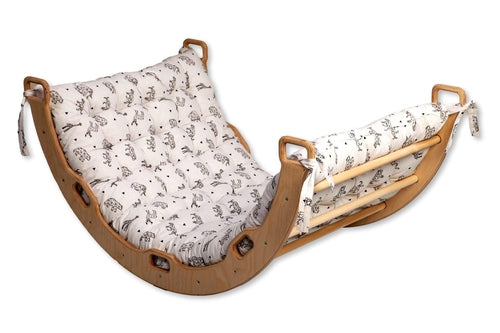 2-in-1 Climbing Arch & Rocker with Pillow