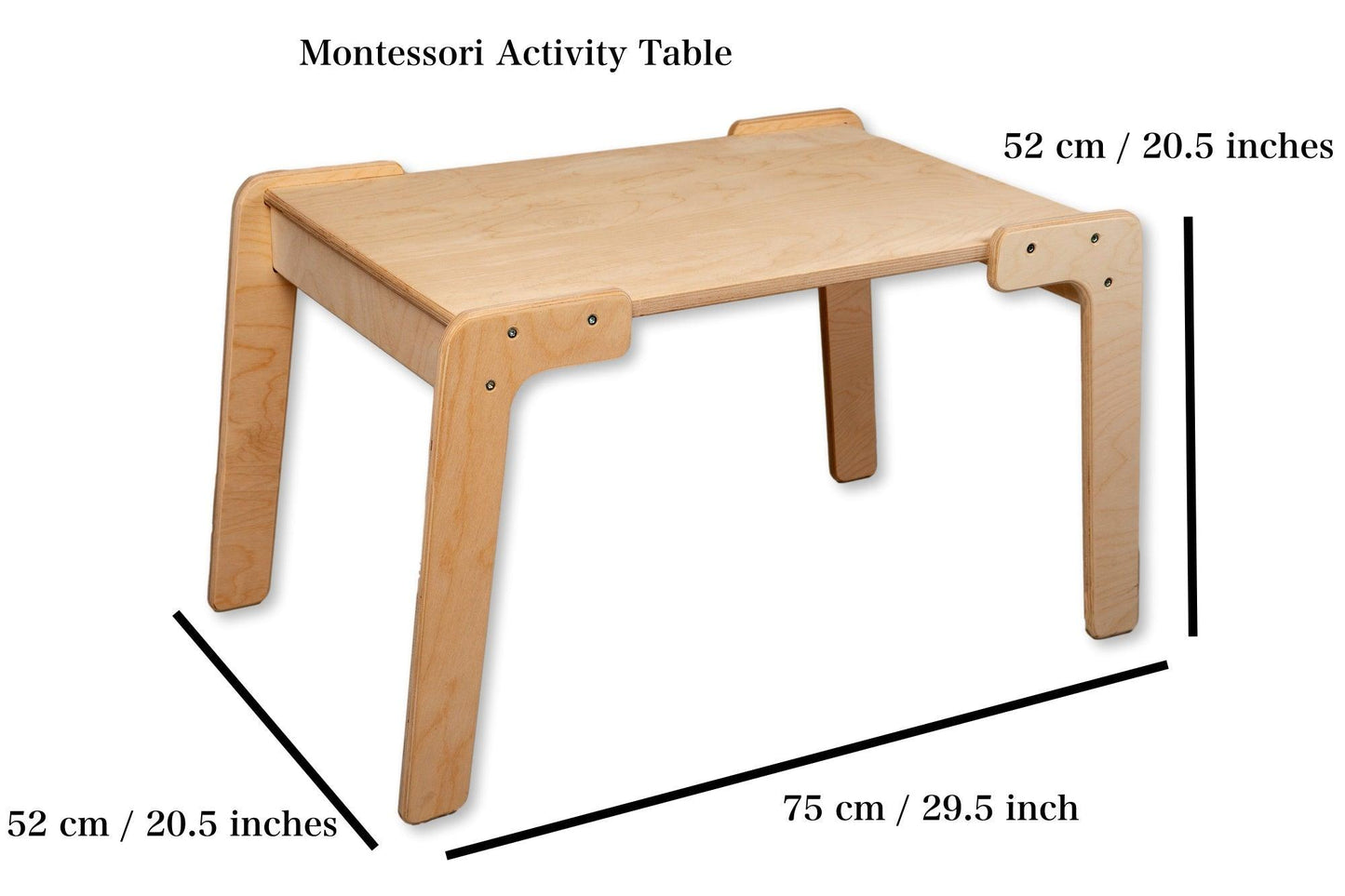 Montessori Table and Chair Set